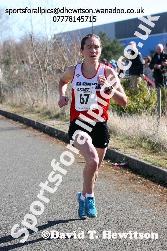 Senior womens Elswick Harriers Good Friday Road Relays. Photo: David T. Hewitson/Sports for All Pics